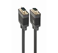 Gembird 1.8m HD15 M/M - Cable VGA, Color Negro