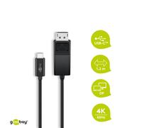 Goobay Cable USB-C a DisplayPort Macho/Macho 1.2m Negro