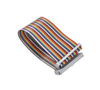 Cable GPIO hembra a hembra de 40 pines, utilizado para ampliar el puerto de entrada y salida, compatible con Banana Pi / Orange Pi 2/3, cable de cinta flexible, núcleo de cobre, aspecto arcoíris