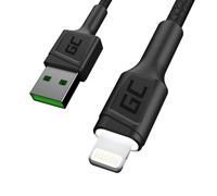 Cable Green Cell KABGC05 USB A a Lightning 1,2 m Negro Carga y Datos