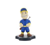 Cable Guys Minis Fallout Big League Vault Boy Phone Stand & Earbuds Holder - Novelty Phone Stand for Desktop and Bedside, In Ear Headphone Holder for Smartphone & Small Devices, Desk Decor Accessories