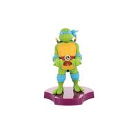 Cable Guys Minis Teenage Mutant Ninja Turtles Leonardo Soporte Movil y Auriculares In Ear - Soporte movil Mesa para Auriculares y Dispositivos pequeños, Porta telefono Escritorio, Accesorios Gaming