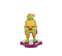 Cable Guys Minis Teenage Mutant Ninja Turtles Michaelangelo Soporte Movil y Auriculares In Ear - Soporte movil para Auriculares y Dispositivos pequeños, Porta telefono Escritorio, Accesorios Gaming