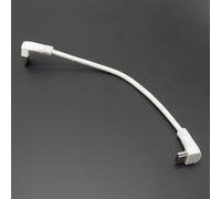 Cable Hdmi 0,3m 30cm 4k 8k Full Hd Angulador Blanco A 90° Adaptador Pc