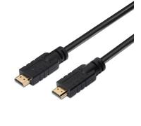 Cable HDMI 1.4 Aisens A119-0106/ HDMI Macho - HDMI Macho/ Hasta 10W/ 720Mbps/ 30m/ Negro