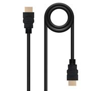 Cable HDMI 1.4 Nanocable 10.15.1705/ HDMI Macho - HDMI Macho/ 5m/ Negro