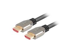 Lanberg Cable HDMI M/M V2.1 8K 60 Hz 1 m Negro