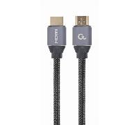 CABLE HDMI 2.0 4K 60HZ GEMBIRD CCBP-HDMI-3M PREMIUM TRENZADO ETHERNET 3M NEGRO