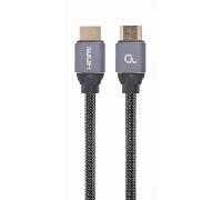 CABLE HDMI 2.0 4K 60HZ GEMBIRD CCBP-HDMI-3M PREMIUM TRENZADO ETHERNET 3M NEGRO