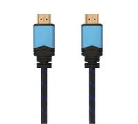 Aisens Cable HDMI 2.0 Premium 4K 60Hz 18Gps Macho/Macho 1m Negro/Azul