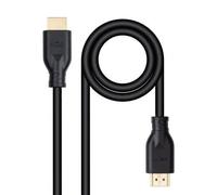 Cable HDMI 2.0 4K CCS Nanocable 10.15.3903/ HDMI Macho - HDMI Macho/ 3m/ Negro