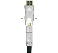 Cable HDMI 2.0 AOC 4K Desmontable Aisens A148-0510/ HDMI Macho / D Macho - HDMI Macho/ 15m/ Negro
