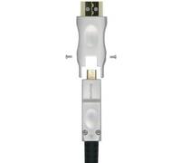 Cable HDMI 2.0 AOC 4K Desmontable Aisens A148-0514/ HDMI Macho / D Macho - HDMI Macho/ 50m/ Negro