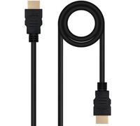 Cable HDMI 2.0 4K Nanocable 10.15.3801-L150/ HDMI Macho - HDMI Macho/ 1.5m/ Negro