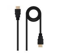 Cable HDMI 2.0 4K Nanocable 10.15.3810/ HDMI Macho - HDMI Macho/ 10m/ Negro