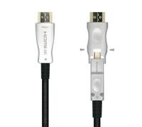 Cable HDMI 2.0 AOC 4K Desmontable Aisens A148-0514/ HDMI Macho / D Macho - HDMI Macho/ 50m/ Negro