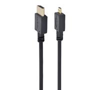 Cable HDMI 2.0 Gembird 1.8m Negro Conectores Chapados en Oro Macho a Micro HDMI