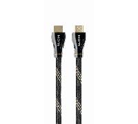 CABLE HDMI 2.1 8K 60HZ GEMBIRD CCBP-HDMI8K-2M PREMIUM TRENZADO ETHERNET 2M NEGRO