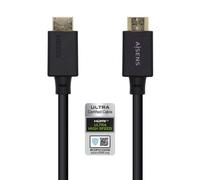 Aisens Cable HDMI Audio y Vídeo Tipo A Estándar Macho a Macho 3 Negro