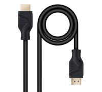 Cable hdmi 2.1 8k nanocable 10.15.8302/ hdmi macho - hdmi macho/ 2m/ negro