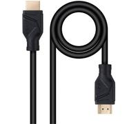 Cable HDMI 2.1 8K Nanocable 10.15.8302/ HDMI Macho - HDMI Macho/ 2m/ Negro