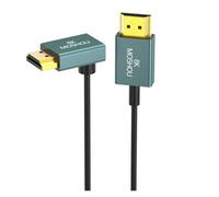 Cable HDMI 2.1 De Ángulo Inferior De 90 Grados, 8K @ 60Hz 4K @ 120Hz, Cable Delgado Y Flexible De Alta Velocidad, 48Gbps, EARC HDR, Diseñado for HDTV(90D Up Angle-0.25m (0.82 ft))