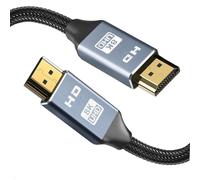 Cable HDMI 2.1 de última generación con estructura de cable balanceado y función de retorno de audio para transmisión o juegos sin interrupciones