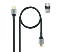 Cable HDMI 2.1 Ultra High Speed 1m Macho-Macho Negro