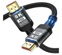 Cable HDMI 21 8K Anmck 8K a 60 Hz, 4K a 120 Hz, compatible con ARC, 3D, HDR, Ultra HD para divisor y