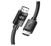 Cable HDMI 4K/60Hz Cable HDMI 2.0 for RTX 3080 PS4 Xbox Divisor HDMI Conmutador HDMI Cable Ethernet auxiliar Cable 4K 3D HDMI(4K Fashion PVC Black,1.5m)