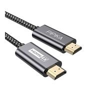 Cable HDMI 4K de 2M,PIPIKA 2.0 Cable HDMI trenzado de nailon de alta velocidad de 18 Gbps Admite 4K@60Hz,2160p,1080p,3D,HDCP 2.2,ARC Compatible con TV,Blu-Ray,PS5,Xbox,Proyector,Barra de sonido,PC