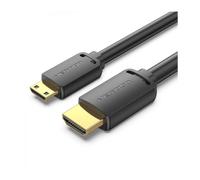 Cable hdmi 4k vention aghbf/ hdmi macho - mini hdmi macho/ 1m/ negro
