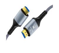 Cable HDMI 8K 4K 120HZ 10M De Fibra Óptica For Pared 2.1 HDR/eARC/HDCP Y .3/3D, Compatible Con PS5/PS4/AMD/NVIDIA/HP For Conexión Datos(Braid,30M)