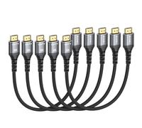 Cable HDMI 8K de 1 pie, 4 unidades, cable HDMI 2.1 de alta velocidad de 48 Gbps para Neat, compatible con HDR10+, SBTM, QMS, CEC, HDCP 2.3 para TV, monitor, computadora, laptop, interruptor HDMI