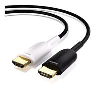 Cable HDMI 8K de 48 Gbps de alta velocidad HDMI 2.1 Cable 8K60 4K120 eARC RTX 3090 HDCP 2.2 y 2.3 Dolby compatible con PS5, Xbox Series X, Roku/Fire/Sony/LG CX TV (fibra de 20 M/65.6 pies)