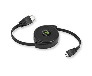 Cable HDMI A-D retráctil: orden y conectividad en uno