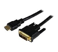 StarTech.com Cable HDMI a DVI 1,5m - DVI-D Macho - HDMI Macho - Adaptador - Negro