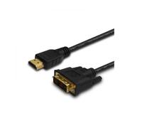CABLE HDMI A DVI 18+1 1.5M SAVIO CL-10 M/M