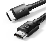 Cable HDMI A HDMI 10M, Negro, (HDMI 1.4 4K@30Hz) Con Malla, UGREEN/40104