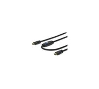 Cable HDMI A /M 15.0m - ASSMANN Electronic - Doble apantallamiento - Transmisión 3D - Negro
