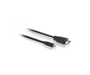 Cable HDMI A Micro USB Philips 1.5M Macho-Macho Negro