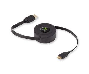 Cable HDMI a Mini-HDMI retráctil - 1,50 m