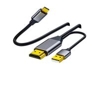Cable HDMI A Monitor Tipo C, Adaptador 4K 60 Hz HD A USB For LG Ultrafine, Nintendo Switch, PS4 Y PS5, Compatible Con Pantalla Táctil