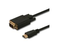 Cable HDMI a VGA Savio CL-103 1.8m 1080p Oro Macho/Macho Negro