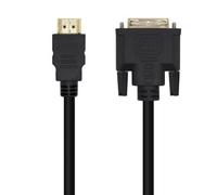Aisens Cable DVI a HDMI A117-0451 – DVI 18+1 macho a HDMI macho – Negro 3.0 m