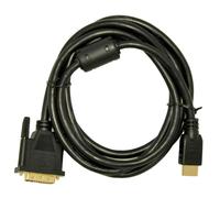 Cable HDMI Akyga AK-AV-11 1,8 m HDMI a DVI-D chapado en oro ABS negro