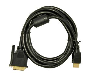 Cable HDMI Akyga AK-AV-11 1,8 m HDMI a DVI-D chapado en oro ABS negro