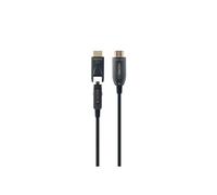 Cable HDMI AOC - Gembird - 20 m - Fibra óptica - Activo - Ethernet integrado
