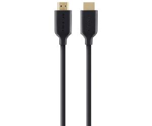 CABLE HDMI BELKIN F3Y021BT1M ALTA VELOCIDAD CON ETHERNET 1m COLOR NEGRO F3Y021BT1M