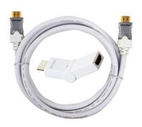 Cable HDMI Brooklyn HQ + Adaptador HDMI En Ángulo 180° Full HD Para TV LED LCD